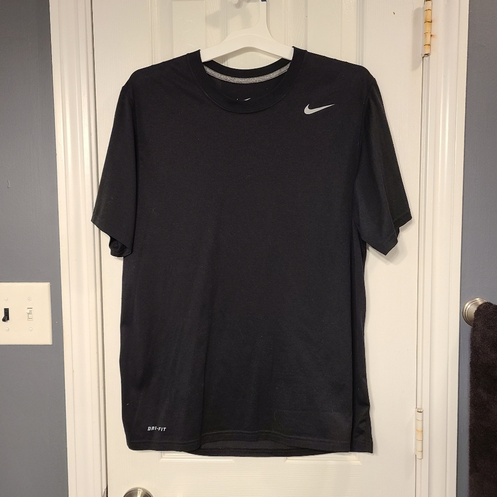 2/$20 Men's Nike Dri-Fit Black Tee - L